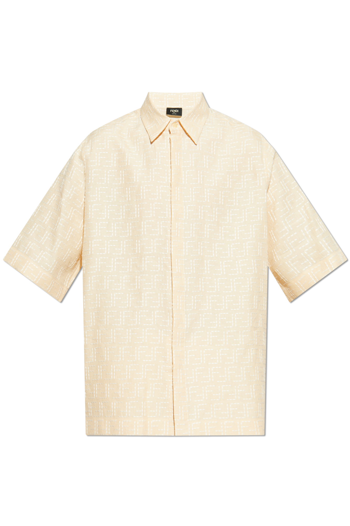 OLD FENDI 幾何学模様 ボタンアップシャツ 42 Fendi Women's Vintage Zucca Print T-Shirt Nylon Size 44 From